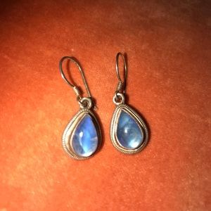 Moonstone dangle earrings